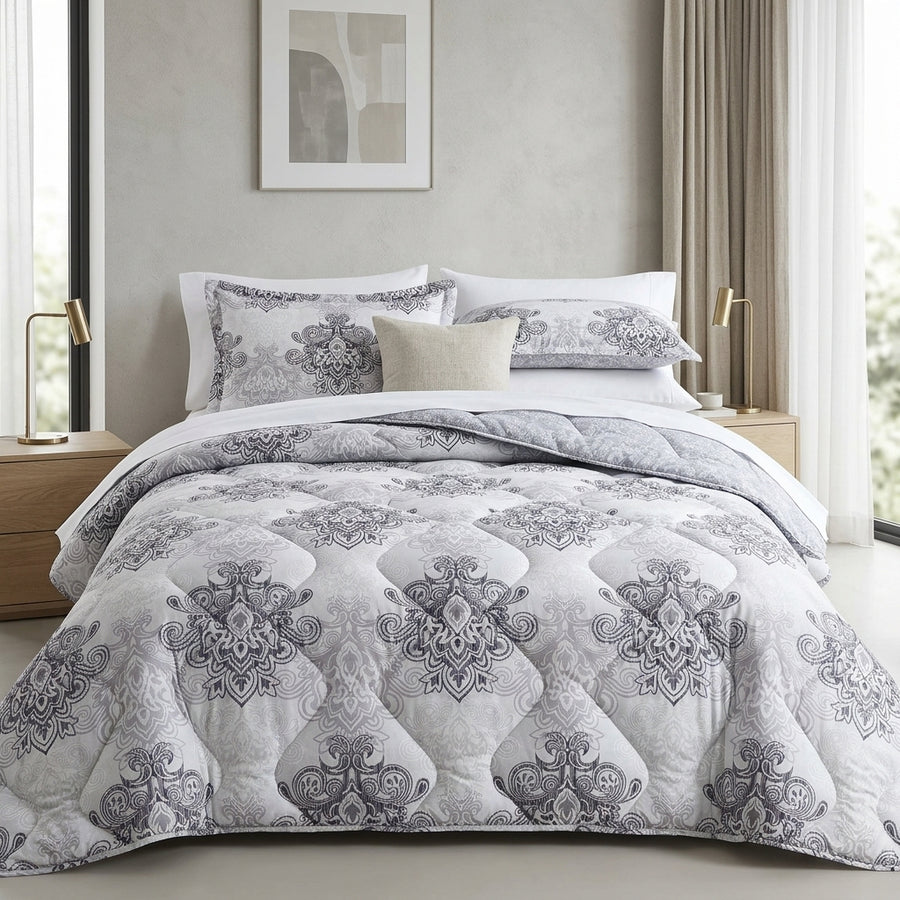 Couvre-lit Gris Imperial – 240x220 cm