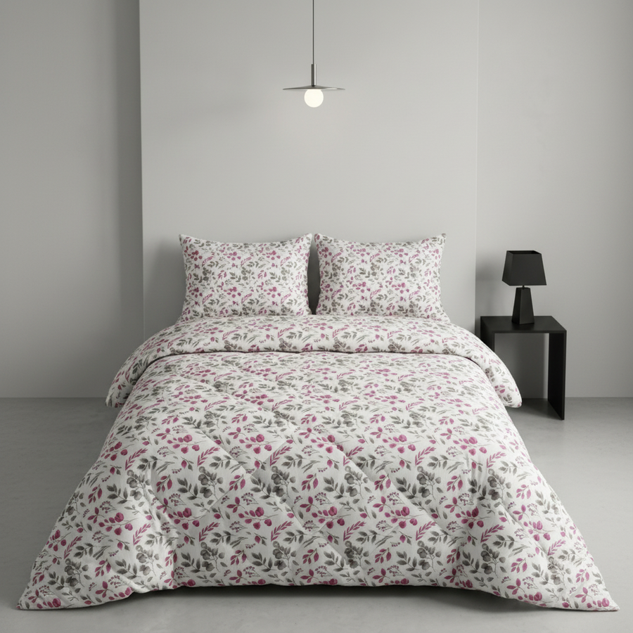 Couvre-lit Rosée Florale – 240x220 cm