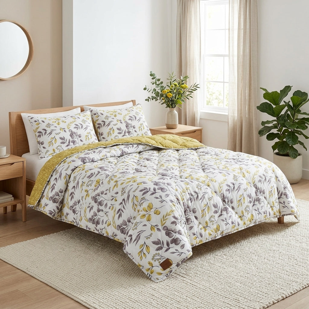 Couvre-lit Jardin d'olive – 240x220 cm