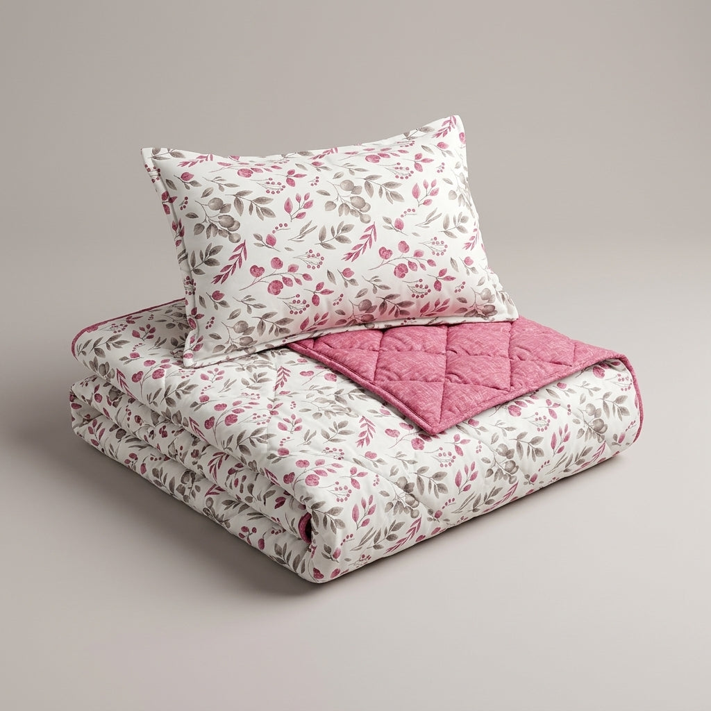 Couvre-lit Rosée Florale – 240x220 cm