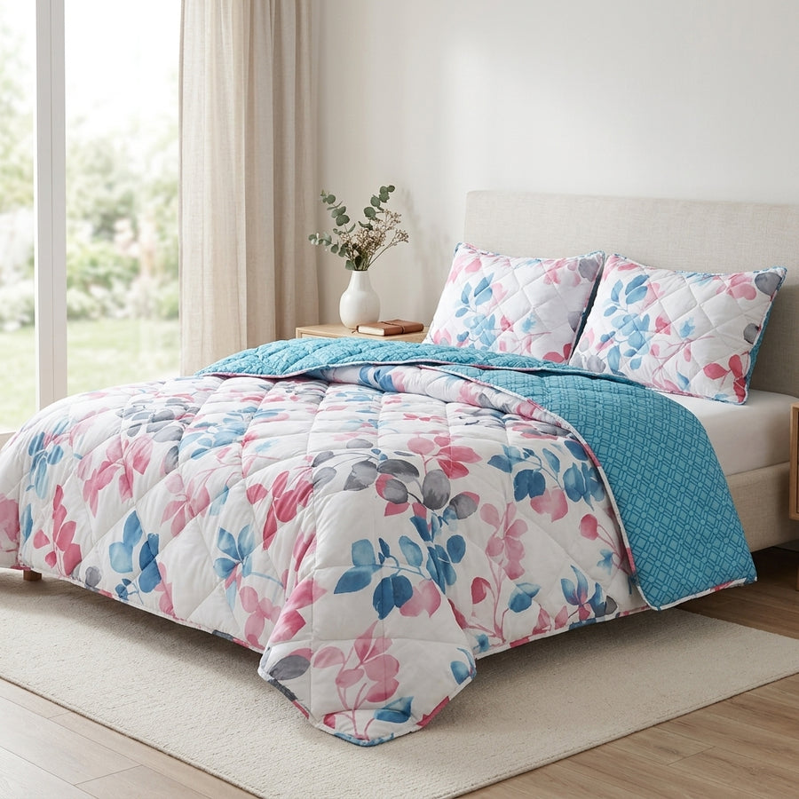 Couvre-lit Jardin Pastel – 240x220 cm