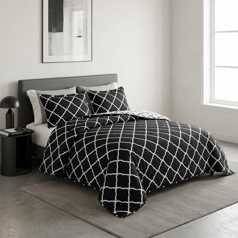 Couvre-lit Graphite Noir– 240x220 cm