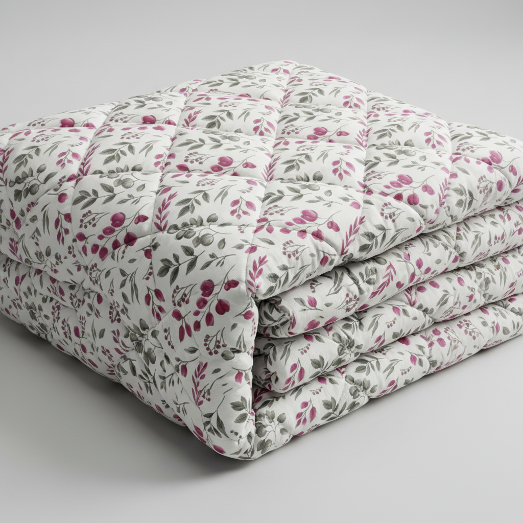 Couvre-lit Rosée Florale – 240x220 cm