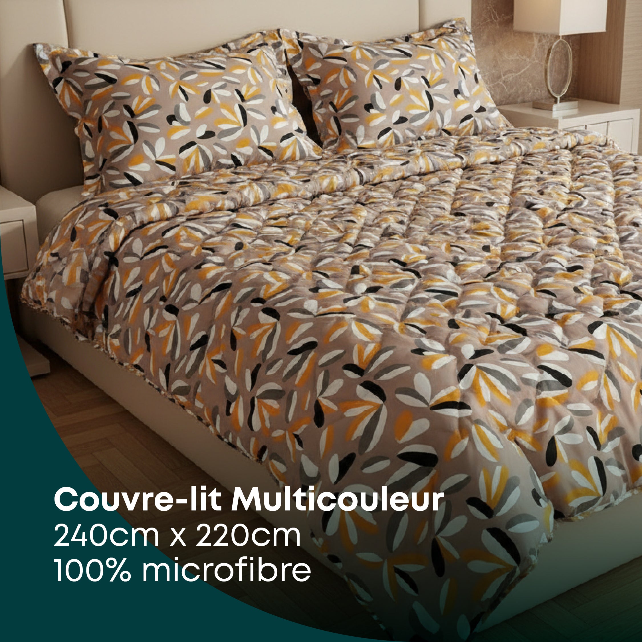 Couvre lit Élégance Intemporelle – Collection Veleria Home